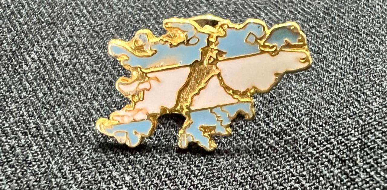 Pin de Malvinas – Pintado a Mano con Orgullo Nacional